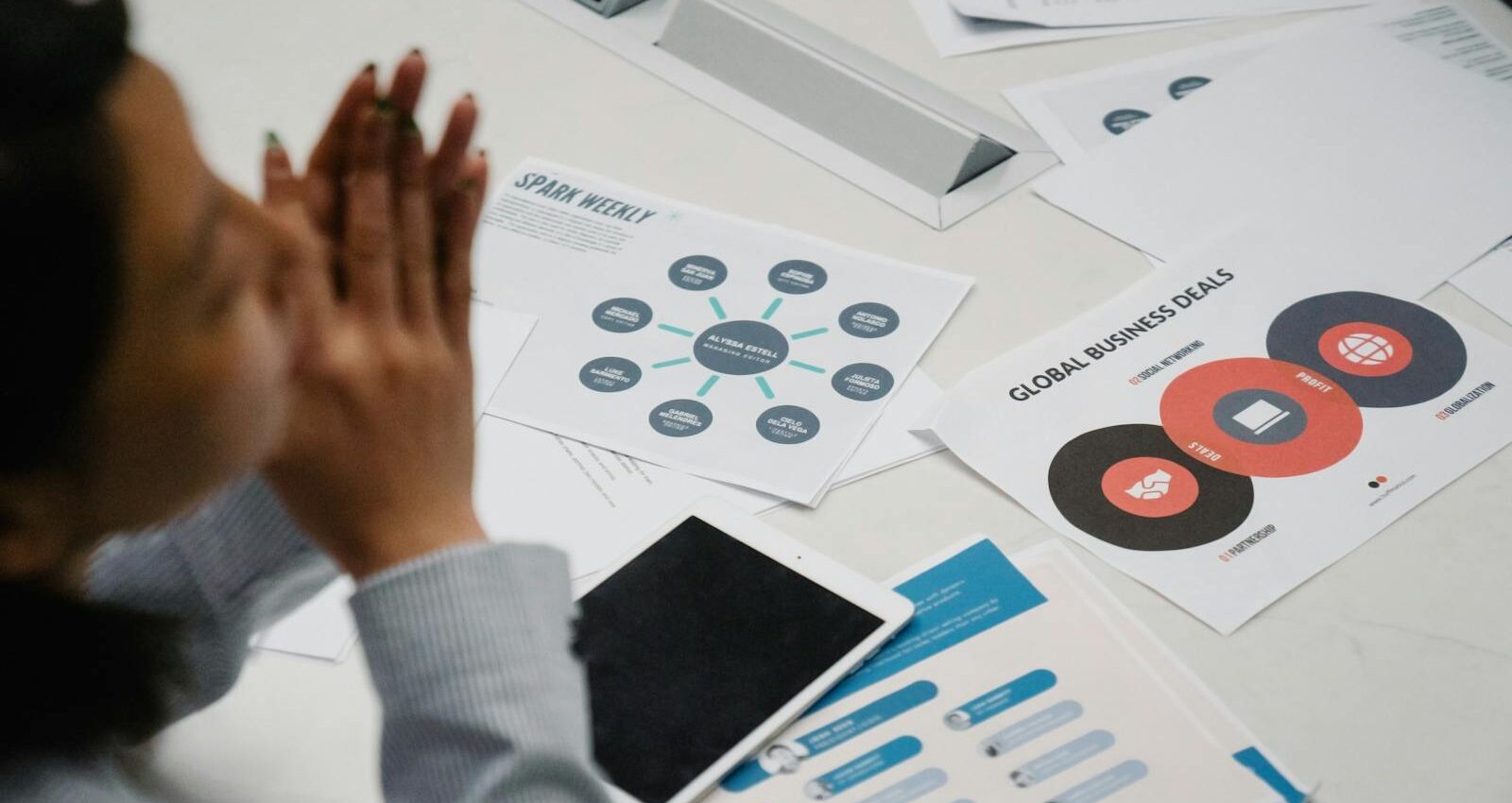 Woman Working on Business Analytics